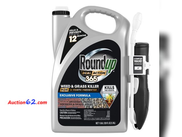 Lot 44-2732f - Roundup Dual Action 365 Weed &amp; Grass Killer Plus 12 Month Preventer, 1 gal. Appears New, A basic inspection has been given to this item....