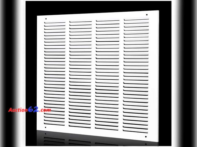 Lot 44-116 - 16"x16" Duct Opening Return Air Grille,Air Return Vent Cover Grill for Sidewall and Ceiling,Solid Steel AC Vent Cover HVAC Cold Air Intake G...