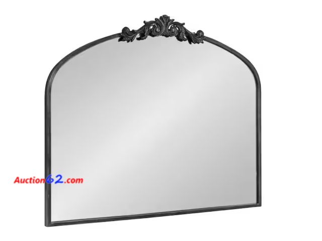 Lot 44-1569t - $150 Retail price - Uniek's Arendahl Wide Arch Mirror - Black Appears New, A basic inspection has been given to this item. Sold AS-IS. Not T...