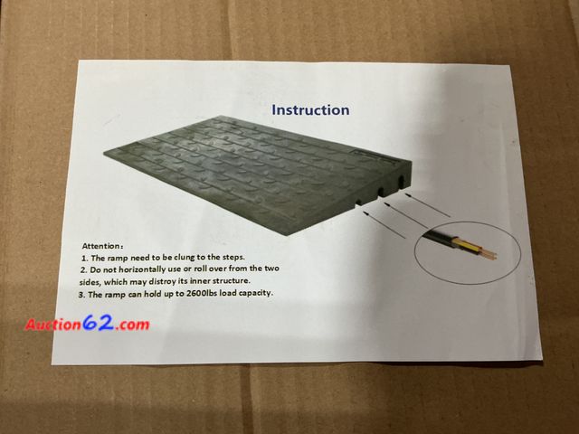 Lot 44-146j - Ramp for doorway steps Appears New with box damage