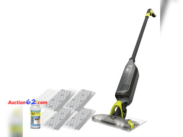 Lot 44-1112i - Shark VACMOP Cordless Hard Floor Cleaner, Vacuum and Spray Mop, Powerful Suction, Lightweight, LED Headlights, Includes 4 Disposable Pads, 1...