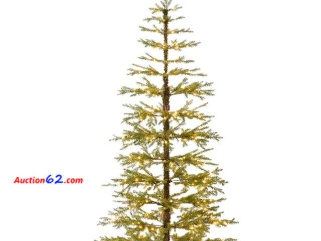 Lot 44-6993w - 9ft Pre-Lit Sparse Christmas Tree w/ 2-in-1 LED Lights, Cordless Connection Warm White and Multicolor Lights Appears New, A basic inspection...
