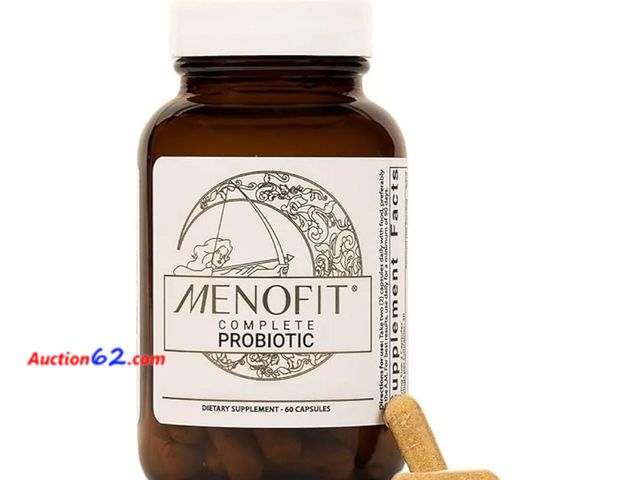 Lot 44-6870p - RETAIL $44.99 MENOLABS MenoFit, Menopause Supplements for Women - 60 Capsules - Advanced Women’s Probiotic with Vitamins and Red Clover for ...