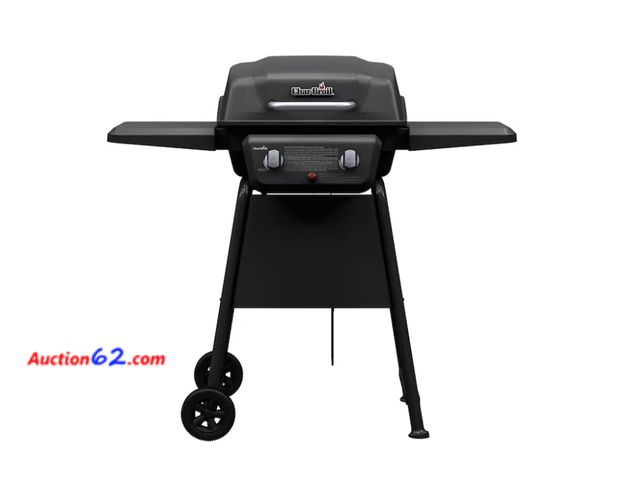Lot 44-16w - $158.4 Retail price - Char-Broil American Gourmet 2 Burner Liquid Propane Grill Black Appears New, A basic inspection has been given to this...