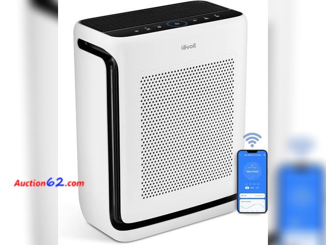 Lot 44-187a - $169.98 Retail price - LEVOIT Air Purifiers for Home Large Room Up to 1875 Ft² with Washable Pre-Filter, AHAM VERIFIDE, Air Quality Monitor,...