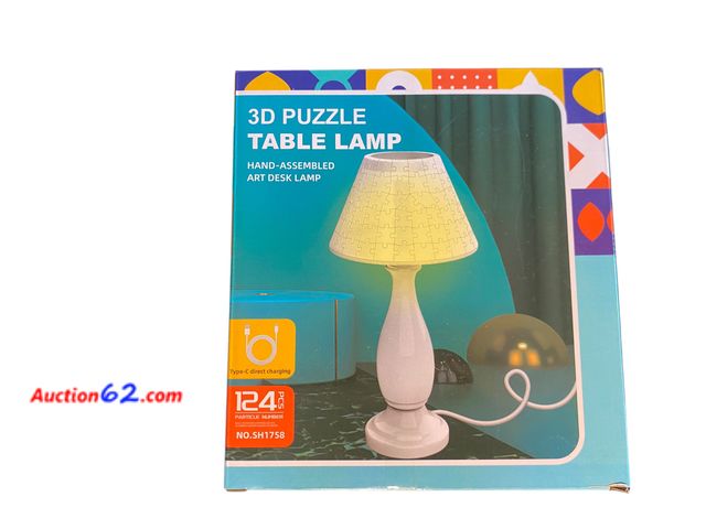 Lot 44-9056i - MYLARREN 3d Puzzle Night Light, 124 pcs Appears New, A basic inspection has been given to this item. Sold AS-IS.