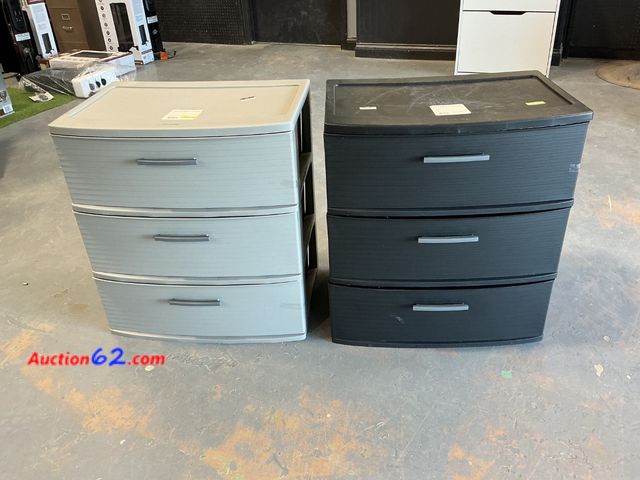Lot 44-986j - Brightroom 3-Drawer Wide Tower Chests See All Photo's E-Commerce Return, A basic inspection has been given to this item. Sold AS-IS. Not Tes...