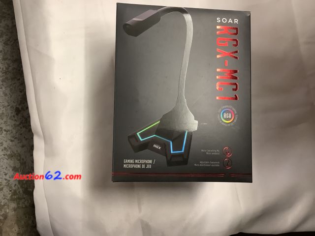 Lot 44-6238w - Gaming Microphone, Soar RGX-MC1 See All Photo's Not Tested Never opened, Factory Sealed
