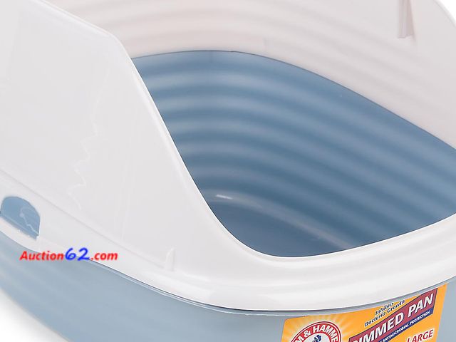 Lot 44-5585m - Arm &amp; Hammer Plastic Multicolored Rimmed Litter Pan 1 Pk Appears New, A basic inspection has been given to this item. Sold AS-IS.
