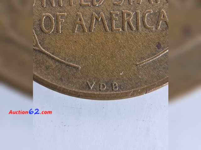 Lot 44-8331w - 1909 V.D.B. LINCOLN WHEAT CENT.-NT