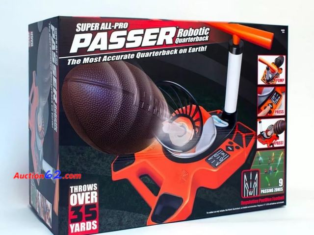 Lot 44-550t - Retail value- $90- All-Pro Passer Super Robotic Quarterback Football Sports Training Appears New, A basic inspection has been given to this ...
