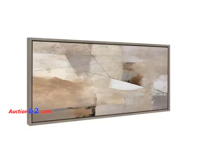 Lot 44-1613w - Sylvie Texture Wall Art - Abstract Design, Framed See All Photo's Not Tested Appears New, A basic inspection has been given to this item. So...