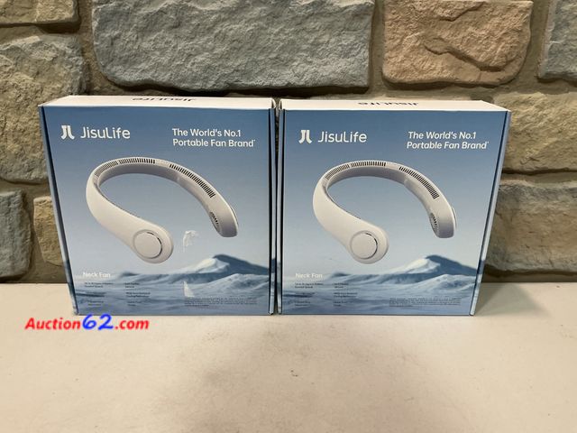Lot 44-1713f - Jisulife Neck Fan - Portable, Hands-Free, White See All Photo's E-Commerce Return, A basic inspection has been given to this item. Sold AS-I...