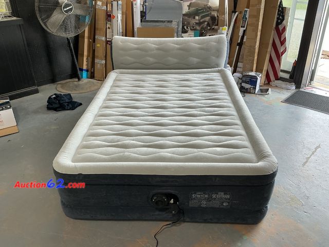 Lot 44-762o - $85 Retail price - Intex Queen Headboard Airbed See All Photo's Dirty E-Commerce Return, A basic inspection has been given to this item. Sol...