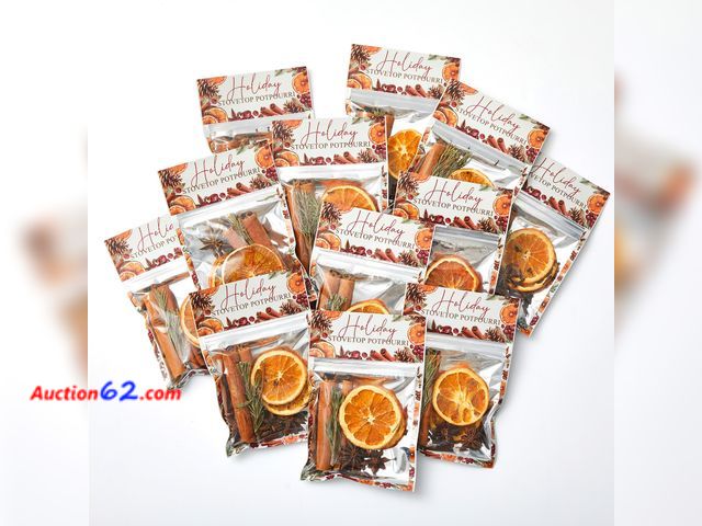 Lot 44-9065 - Heigble 36 Pcs Stovetop Potpourri Christmas Simmer Pot Kit,Christmas Appears New, A basic inspection has been given to this item. Sold AS-IS...