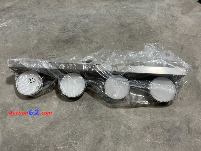 Lot 44-408w - Bicrink Brushed Nickel Vanity Lights for Bathroom, 4-Light Bathroom Light Fixtures Over Mirror, LED Dimmable Bath Lighting Fixture, Modern W...