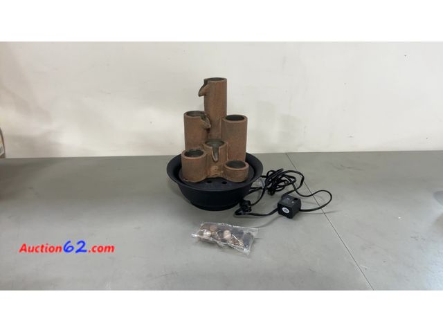 Lot 44-1855a - decorative Tabletop Fountain E-Commerce Return, A basic inspection has been given to this item. Sold AS-IS. Used See All Photo's Not Tested ...