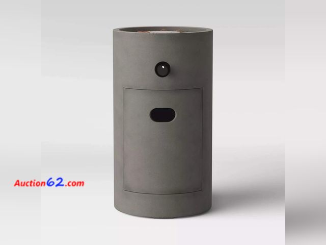Lot 44-322p - Pipestone 17" LP Fire Column (Gray) Appears New, A basic inspection has been given to this item. Sold AS-IS.