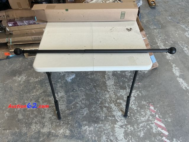 Lot 44-4037w - Lot of (1) Curtain Rod- Cosmetic Damage  E-Commerce Return, A basic inspection has been given to this item. Sold AS-IS. See All Photo's Not ...