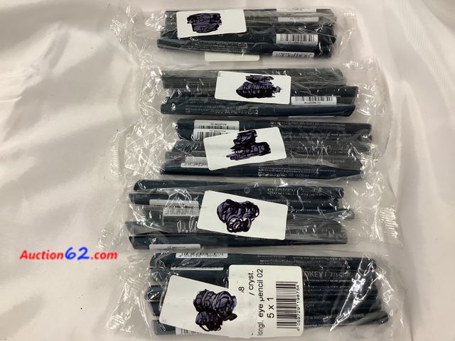 Lot 44-7562p - Lot of 5 packs of 5 Smokey crystal long eye pencils. NEW. See All Photo's Not Tested Never opened, Factory Sealed