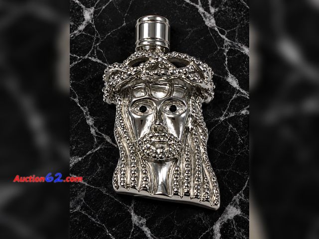 Lot 44-6015n - Silver colored Jesus head shot pendant. No markings. Approximately 1.25x1 inch Appears New, A basic inspection has been given to this item. ...