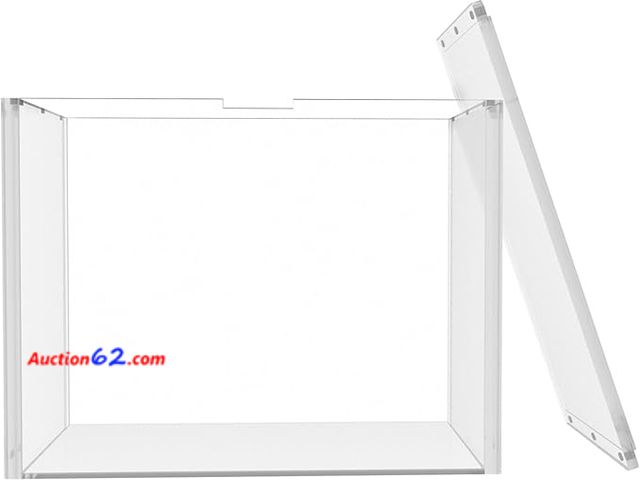 Lot 44-9075b - One Touch Magnetic Display Case - Acrylic Display Box, Internal Dimensions 8.19” X 3.62” X 6.49”, Transparent Display Case with Secure Closu...