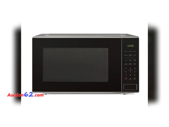 Lot 44-5m - $145 Retail price - Mainstays 2.2 Cu Ft Countertop Microwave Oven  Black  New See All Photo's Not Tested E-Commerce Return, A basic inspecti...