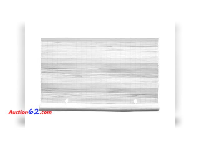 Lot 44-111b - Retail of $59.99- 96’ Outdoor Oval Vinyl Cord-Free PVC Rollup Blinds - Radiance- Minor Damage, Otherwise New E-Commerce Return, A basic insp...