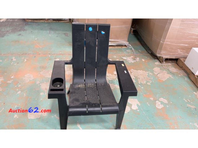 Lot 44-1765w - Stacking Adirondack Chair - Black Not Tested See All Photo's E-Commerce Return, A basic inspection has been given to this item. Sold AS-IS. ...