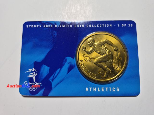 Lot 44-8337i - SYDNEY 2000 AUSTRALIAN 5 DOLLAR OLYMPIC COIN.-T