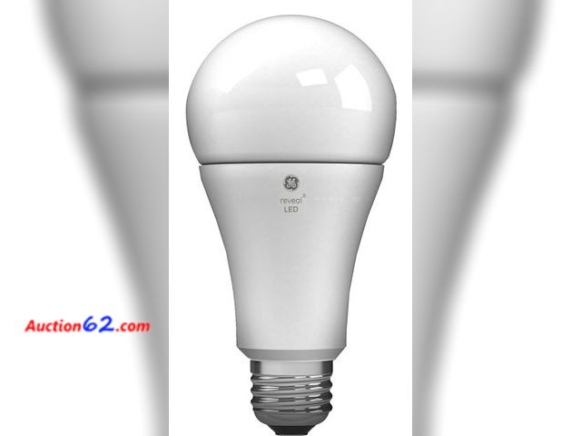Lot 44-2616f - GE Lighting 45657 Reveal LED A21 Light Bulb with Medium Base, 14-Watt, 1-Pack Appears New, A basic inspection has been given to this item. S...
