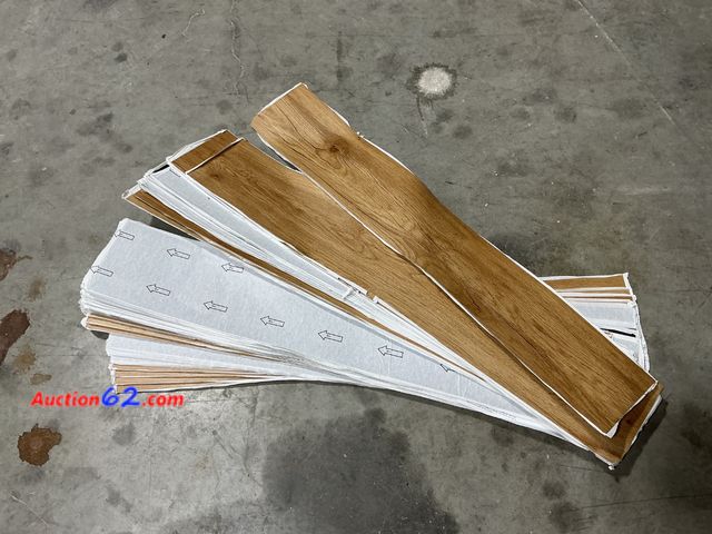 Lot 44-261a - Mysflosy Peel &amp; Stick Floor Tile, 36-Pack 54 Sq.Ft Waterproof Luxury Vinyl Flooring Self-Adhesive, Wood-Look Vinyl Planks for DIY Instal...