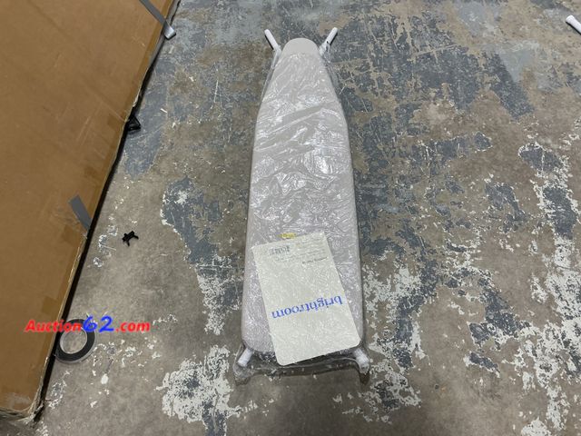 Lot 44-1625w - Brightroom Ironing Board - 53 x 13.5 x 36 inches, Height Adjustable, Non-Skid Feet See All Photo's Not Tested E-Commerce Return, A basic ins...