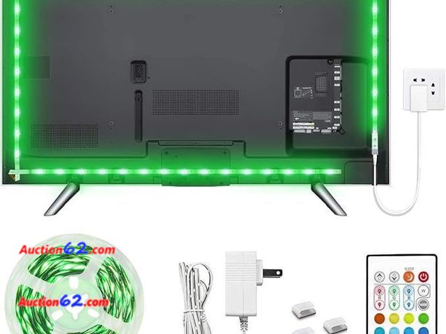 Lot 44-9033f - MY BEAUTY LIGHT LED Light for TV, 19.36ft TV LED Backlight for 85-90in TV Appears New, A basic inspection has been given to this item. Sold ...