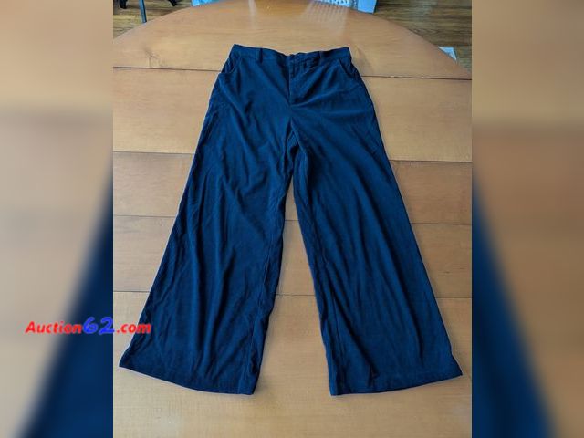 Lot 44-3066g - Size Large - Blue Corduroy Flare Bottom Pants - Ecommerce Return - Sold As-Is - See Pictures