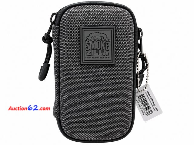 Lot 44-6220m - Mini Tobacco Case, Heavy-Duty Canas Exterior, Muti-Use internal pockets, and a removable smell-proof zipper pouch. Smokezilla. Appears New, ...