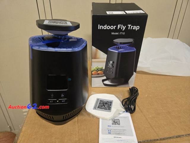 Lot 44-6644g - Fruit Fly Traps for Indoors, 2 in 1 Fruit Fly Trap for Home, Gnat Traps for House Indoor Bug Zapper Flying Insect Trap for Plants Moths Mosq...