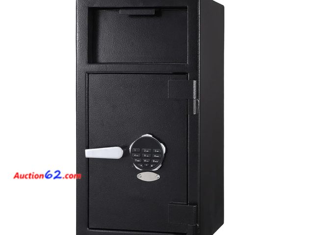 Lot 44-85z - Retail value of $398.99- GARVEE Depository Safe Digital Depository Safe Box, Electronic Steel Safe w...
