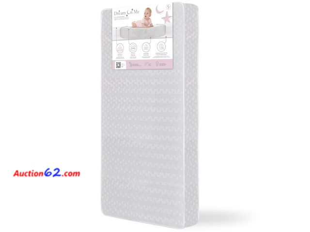 Lot 44-821 - Dream On Me Honeycomb Orthopedic Firm Fiber Standard Baby Crib Mattress, Greenguard Gold and JPMA Certified, 5” Fiber Core Optimum Support, ...