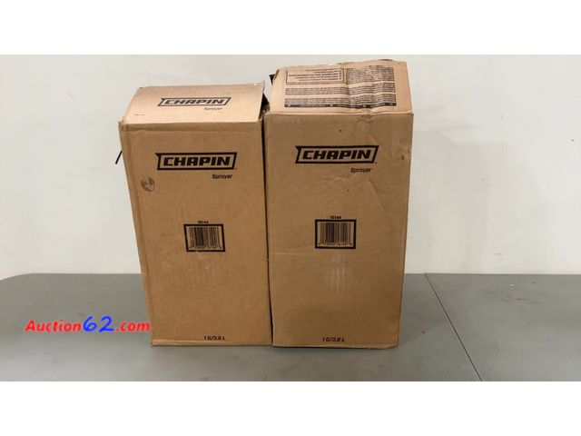 Lot 44-1712e - Chapin 16/3.2L Sprayer 2-Pack Not Tested See All Photo's E-Commerce Return, A basic inspection has been given to this item. Sold AS-IS. Dirt...