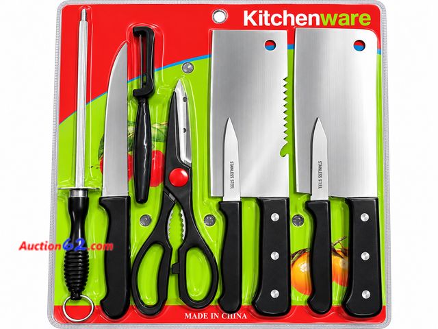 Lot 44-6126m - 8pc Kitchenware cutlery set. Appears New, A basic inspection has been given to this item. Sold AS-IS. See All Photo's Not Tested Never opene...