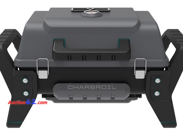 Lot 44-683p - Retail value $200- Charbroil Grill2Go X200 Portable Gas Grill, Dark Grey - 25409200 Appears New, A basic inspection has been given to this i...