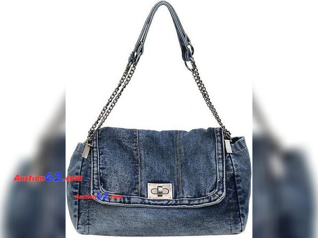Lot 44-9001f - panthra Denim Tote Bag for Women Appears New, A basic inspection has been given to this item. Sold AS-IS.