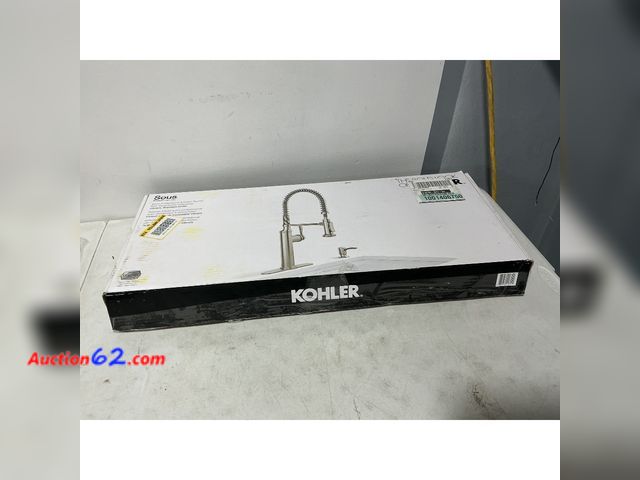 Lot 44-629i - $260 Retail price - Kohler K-R10651-SD-VS Sous Kitchen Sink Faucet, Vibrant Stainless Not Tested See All Photo's E-Commerce Return, A basic ...