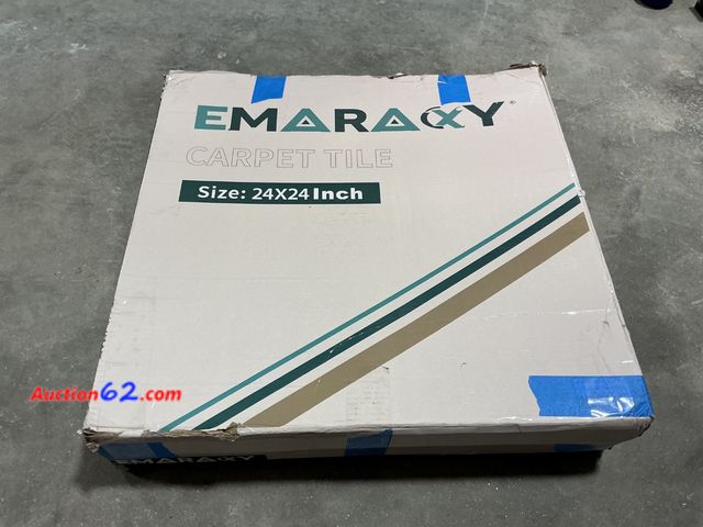 Lot 44-412 - $150 Retail price - Emaracy Carpet Tile 24x24 Inch - Charcoal Gray See All Photo's E-Commerce Return, A basic inspection has been given to t...
