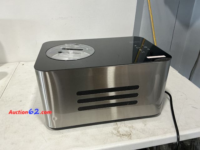 Lot 44-909j - Not Tested- Sold As Is- $299.99 Retail price - Ice Cream Maker Machine with Compressor: 2.1 Quart Stainless Steel Yogurt Maker - No Pre-Free...