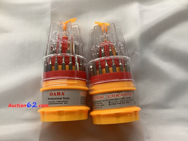 Lot 44-7522b - Set of 2 31-n-1 electronic screwdriver set.NEW. See All Photo's Not Tested Never opened, Factory Sealed