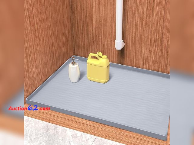 Lot 44-176g - URMONA Waterproof Silicone Under Sink Mat 31'' x 22''  Appears New, A basic inspection has been given to this item. Sold AS-IS.