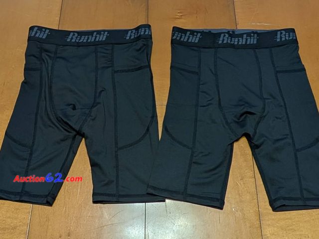 Lot 44-3041g - 2 Pack - Size Small - Runhit Men's Boxer Brief Underwear - New - See Pictures