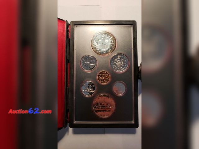 Lot 44-8301q - 1978 CANADIAN PROOF SET WITH .375 TROY OUNCE SILVER DOLLAR - THIS IS THE ONLY SET AVAILABLE WHICH CONTAINS BOTH THE 1978 SILVER AND NICKEL D...